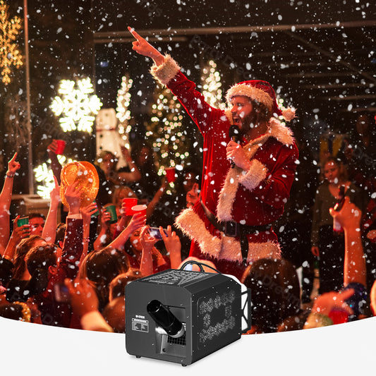 1000W Quiet Snow Machine - 40㎡ for Stage Wedding Christmas