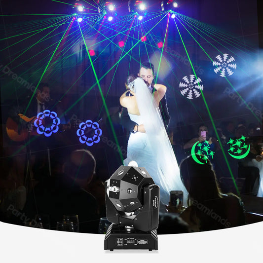 24 Party Light Moving Head Lights DMX Laser Light For wedding