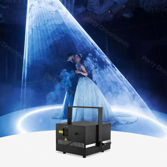 10W Full Color RGB Animation Laser Light, Disco Laser Light for Wedding