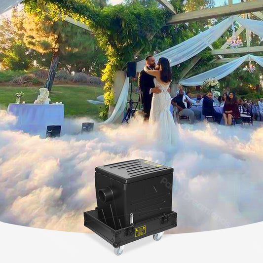 4000W DMX Dry Ice Fog Machine ,Low Lying Fog Machine for Stage Show Wedding