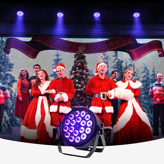 18×18W LED Par Light RGBWA+UV For House Party Halloween Christmas