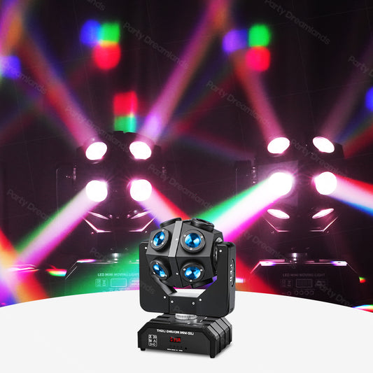 Dreamland 200W DMX CREE LED-feestverlichting Bewegende koplampen voor KTV-huisfeest Verjaardagsfeest