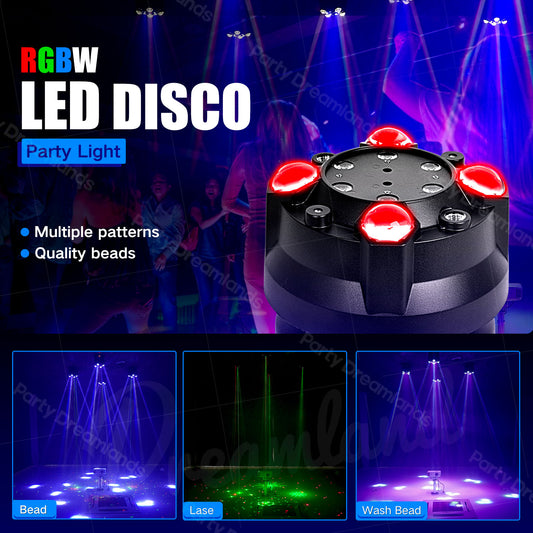 DMX Rotating Laser Disco Party Light For Karaoke Dj Night Club
