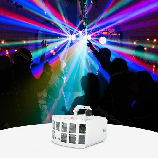 Projecteur de lumière laser papillon Dreamland Disco pour fête, contrôle DMX intelligent, lumière de fête Gobo auto-marchante pour karaoké, bar, club, fête, danse
