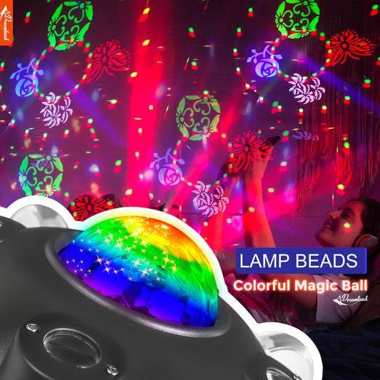 80W RGBW Disco Ball Lights For Birthday - House Party - Bedroom Decor