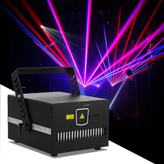 30W Full Color RGB Animation Laser Light, Disco Laser Light for Wedding