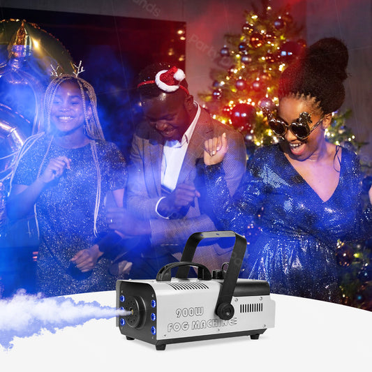 Dreamland 900W Fog Machine 6 stuks * 3W RGB LED's Halloween Rookmachine voor Halloween Decoratie DJ Nachtclub