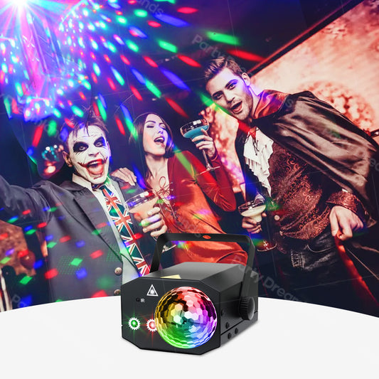 10W LED Disco Ball Party Light with Laser Effects