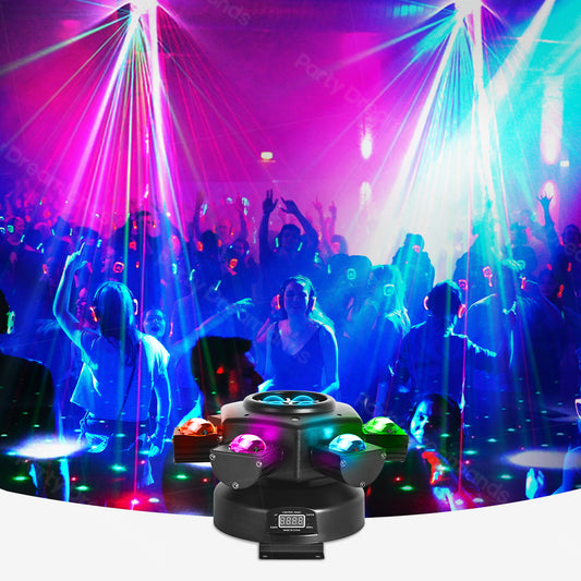 150W Six Heads LED Laser Moving Head Light For DJ Halloween