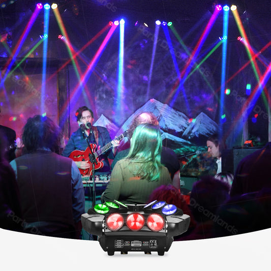 Nine - Headed Moving Head Beam Light For Party Disco DJ Light
