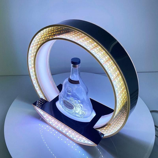 Dreamland Ring-Shaped Wine Rack, Customizable LED Liquor Bottle Display For Club Night Karaoke Bar Glorifier Vip Service