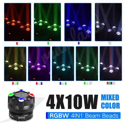 Lumières laser Dreamland Disco Party Lights, lumière rotative avec DMX, maître/esclave, marche automatique, commande vocale pour Ktv Karaole Bar Dj Night Clubs