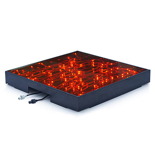 Dreamlands Mirror Starry Sky LED Light Dance Floor Wired/Magnetic Connection With Flight Case For Dance Party Karaoke Bar Night Club