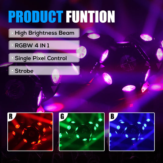 18x10W 3 Head Rotating Moving Light For DJ Clubs, Bar, Disco Party